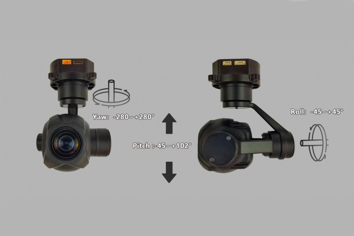 Камера з 3-осьовим підвісом Topotek 10x 1080p 30FPS 1/2,8" HDMI/IP (KHY10S90)
