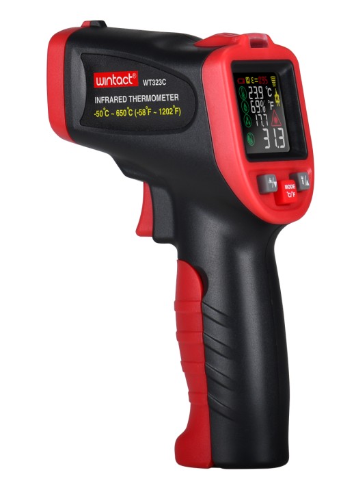 Пірометр (термогігрометр, термопара)  -  50-650 °C WINTACT WT323C