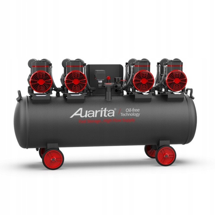 Компресор безмасляний поршневий 120л 220В  AUARITA 2-1450X4F120-220