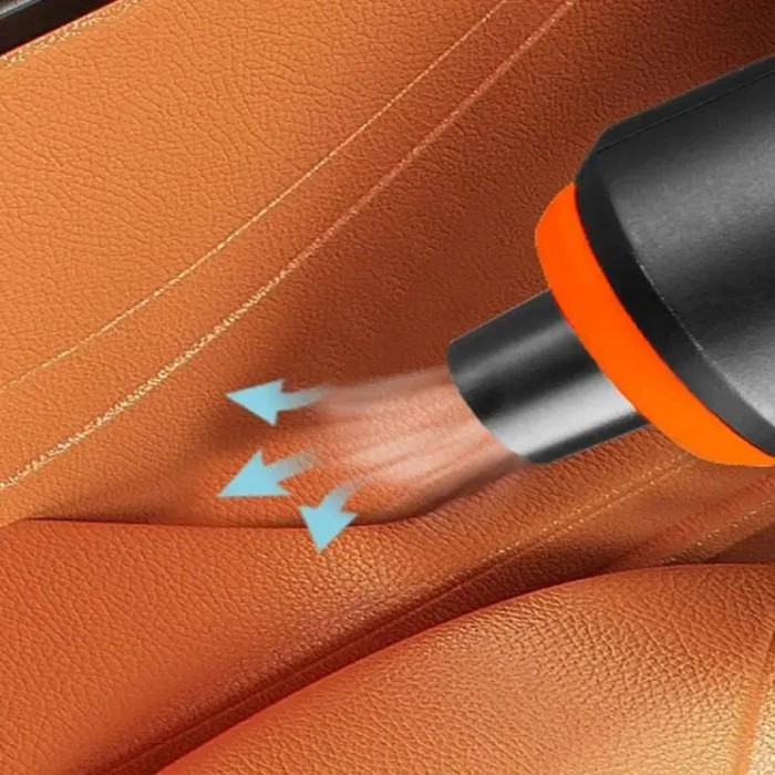 Автомобильный портативный беспроводной аккумуляторный пылесос 2 in1 Vacuum cleaner ЧЕРНЫЙ LY-597