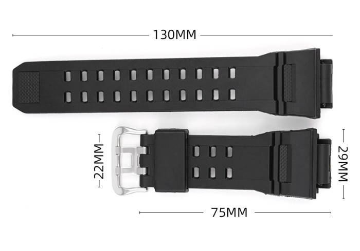 Ремінець для Casio G-Shock GW-9400/9300 Camo Green SI