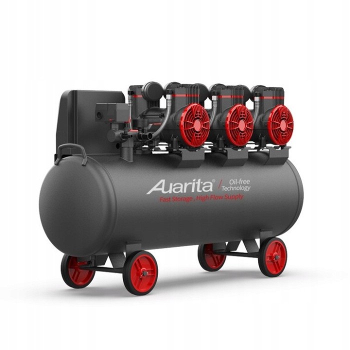 Компресор безмасляний поршневий 100л 380В  AUARITA 2-1450X3F100-380