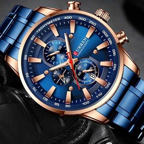 Curren 8351 Blue-Cuprum