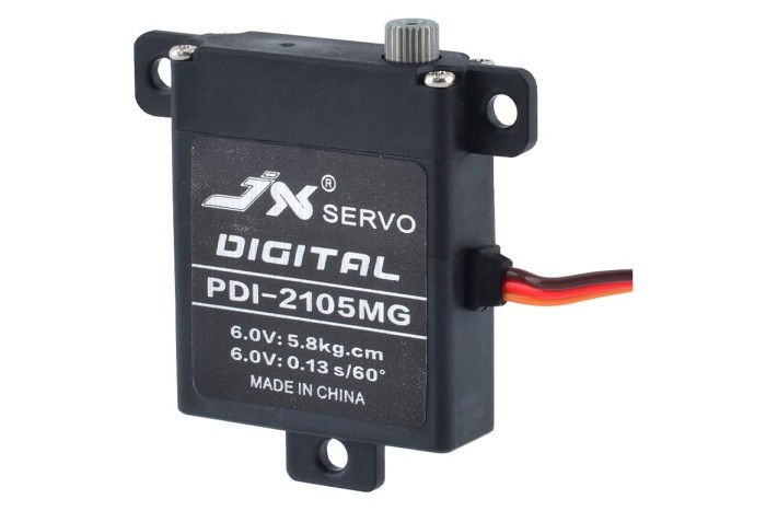 Сервопривід міні 21г JX-Servo PDI-2105MG 5.8кг/0.13с/6.0В