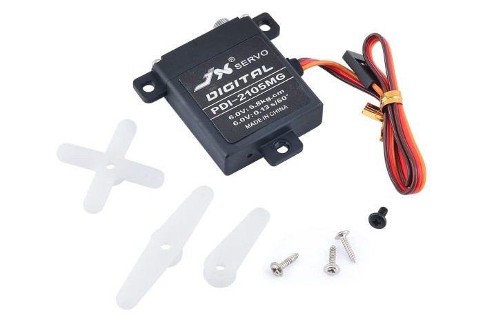 Сервопривід міні 21г JX-Servo PDI-2105MG 5.8кг/0.13с/6.0В