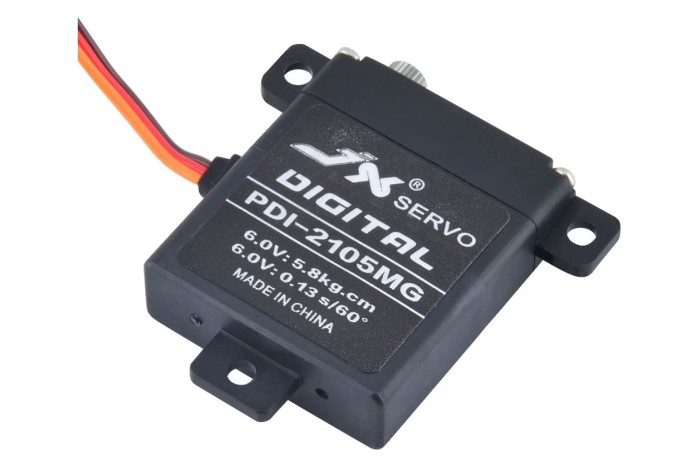 Сервопривід міні 21г JX-Servo PDI-2105MG 5.8кг/0.13с/6.0В