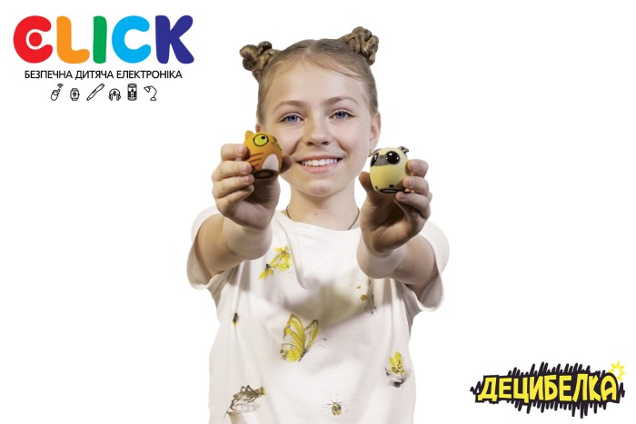 Колонка дитяча CLICK "Децибелка" портативна 3Вт (кішка)