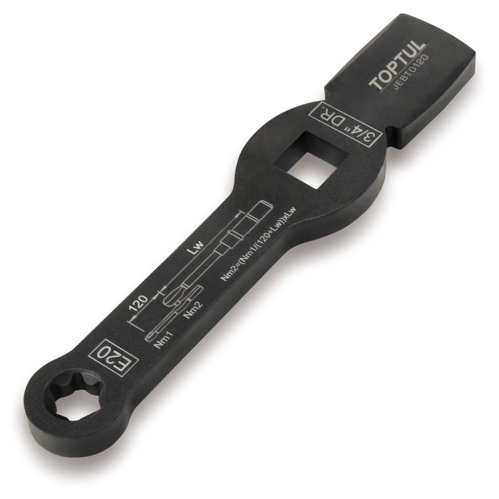 Ключ ударний 3/4" E20 для гальмівного супорту MAN TGL, TGM TOPTUL JEBT0120