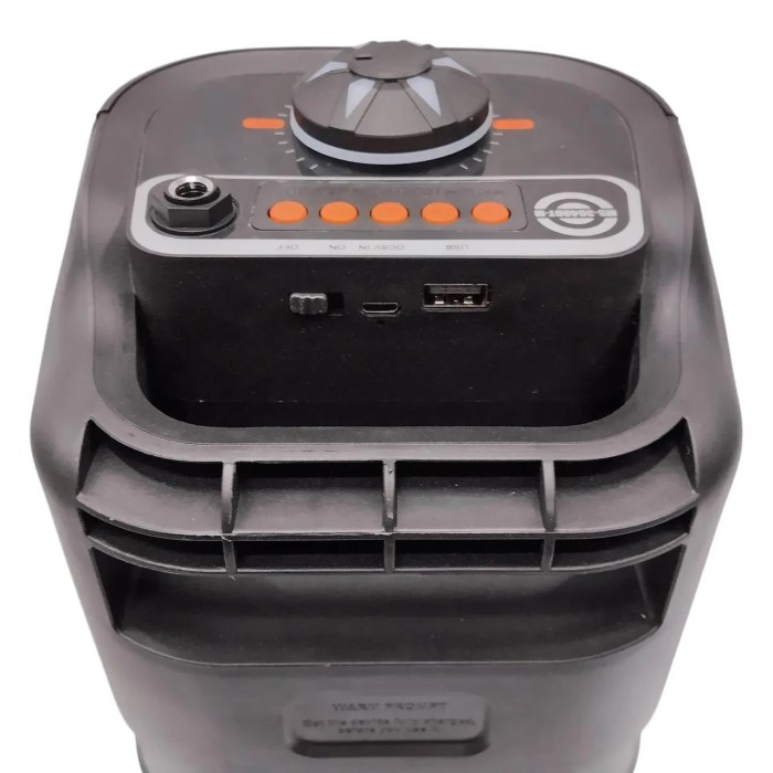УЦЕНКА! Аккумуляторная колонка чемодан с подсветкой MS-3640BT 20W (Плохая упаковка, повреждение корпуса 3034)