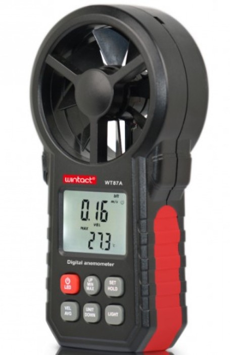 Анемометр крильчастий 0,3-30 м/с, -10-45 °C WINTACT WT87A