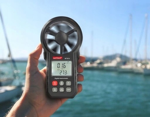 Анемометр крильчастий 0,3-30 м/с, -10-45 °C WINTACT WT87A