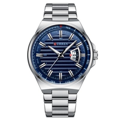 Curren 8375 Silver-Blue