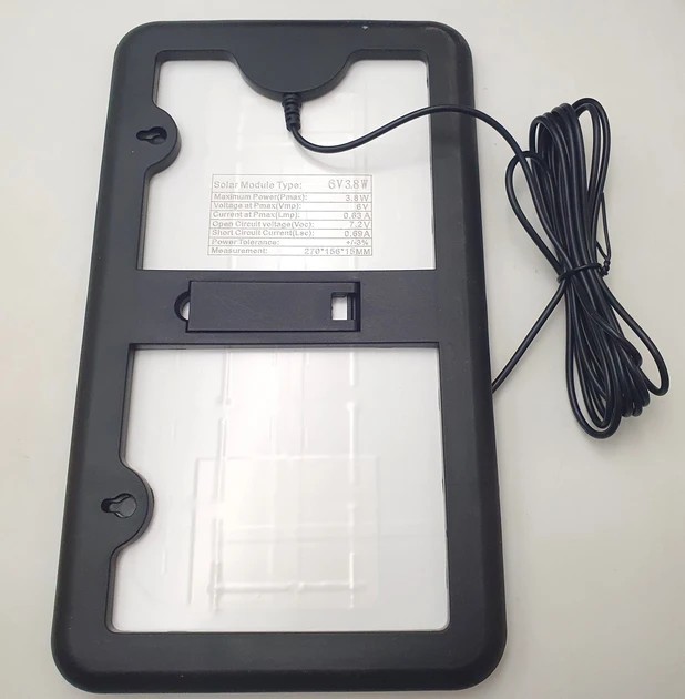 Фонарь GD-101 PowerBank, с солнечной зарядкой + лампочки 3 шт