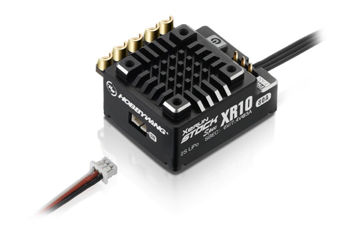 Регулятор сенсорний HOBBYWING XERUN XR10 PRO STOCK Spec 80A 2S для автомоделей