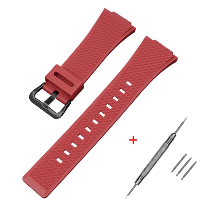 Ремінець для Casio G-Shock GA-100/110 Red BK