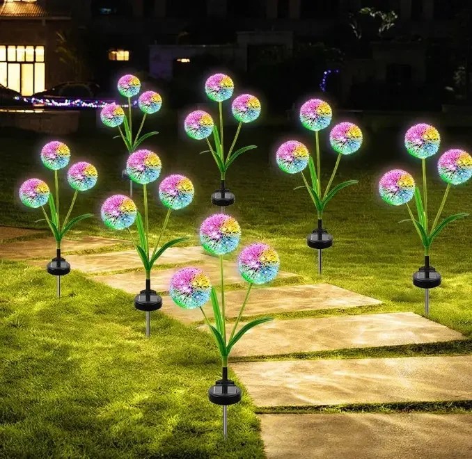Садовый фонарь на солнечной батарее Одуванчики Dandelion Garden Lights