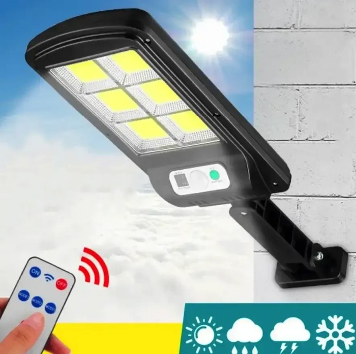 УЦЕНКА! Уличный фонарь на столб с пультом на солнечных батареях Solar Light 6COB (Плохая упаковка 3079)