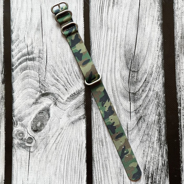 Ремешок Nato Camo Woodland 20 мм