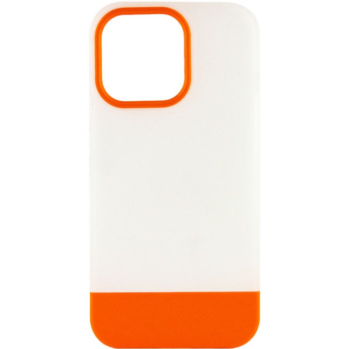 Чохол TPU+PC Bichromatic для Apple iPhone 13 Pro Max (6.7") Matte / Orange
