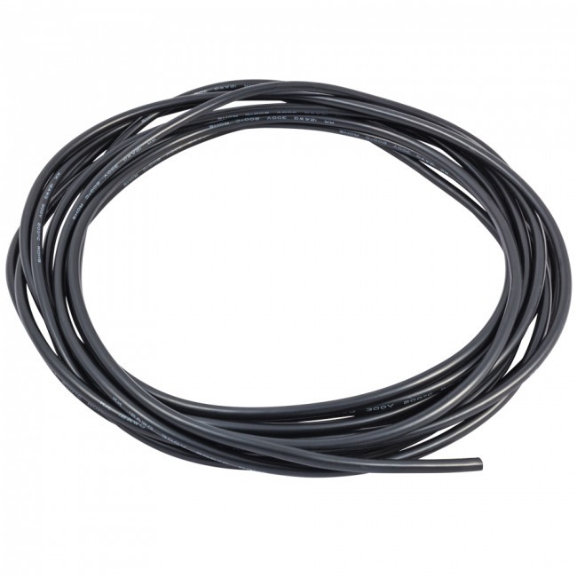 Провід силіконовий QJ 18 AWG (чорний), 1 метр