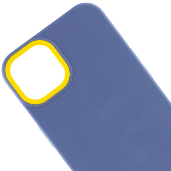 Чохол TPU+PC Bichromatic для Apple iPhone 13 (6.1") Navy Blue / White