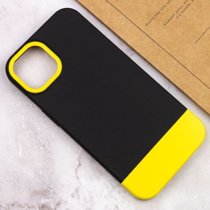 Чохол TPU+PC Bichromatic для Apple iPhone 13 (6.1") Navy Blue / White