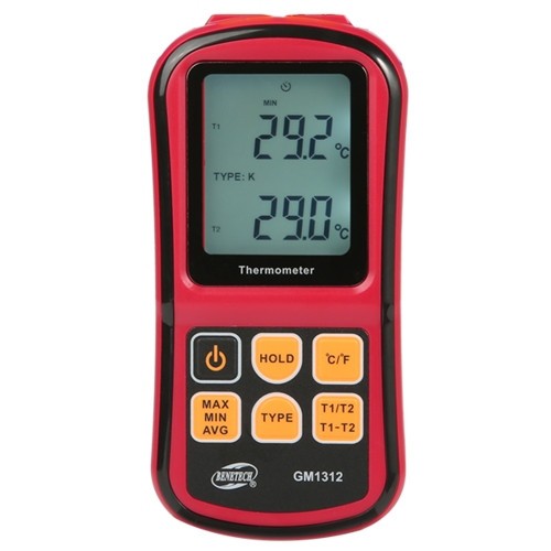 Цифровий двоканальний термометр -250-1767 °C BENETECH GM1312