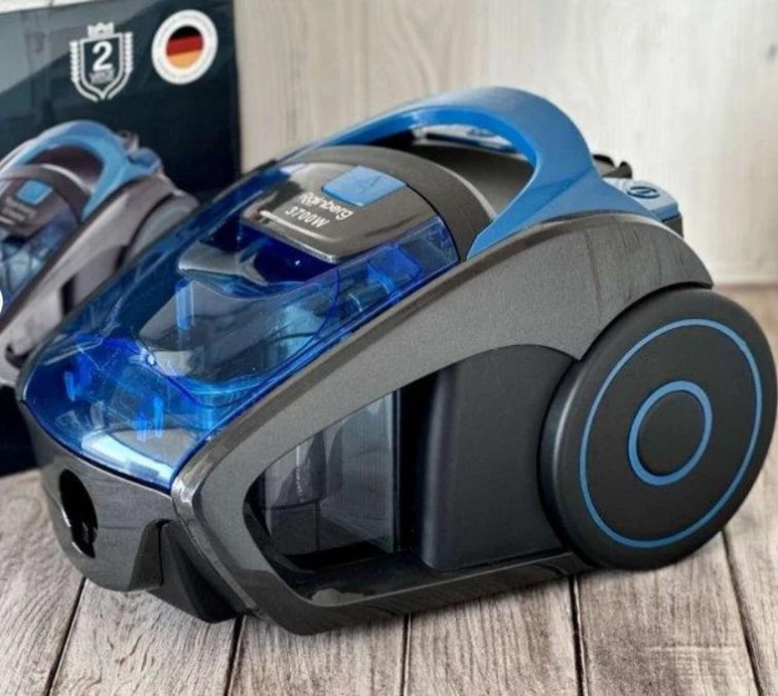 Пылесос без мешка Rainberg RB-652TB 3700W 2,5L Blue + ТУРБОЩЕТКА