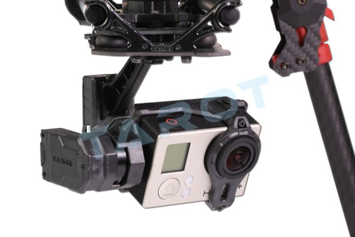 Підвіс триосьовий Tarot Т4-3D для камер GoPro (TL3D02)