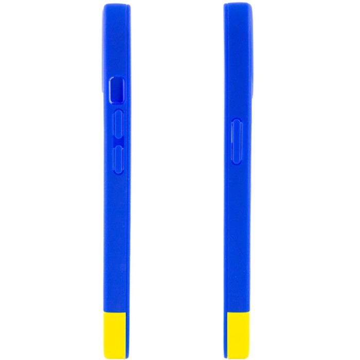 Чохол TPU+PC Bichromatic для Apple iPhone 13 Pro (6.1") Navy Blue / Yellow