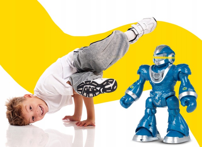 Интерактивный танцующий робот Dancing Robot на пульте управления BLUE