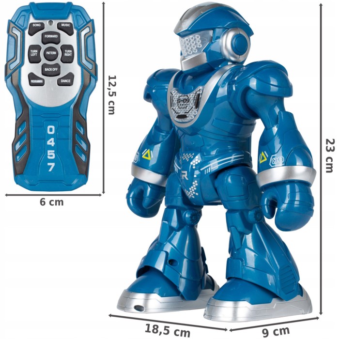 Интерактивный танцующий робот Dancing Robot на пульте управления BLUE