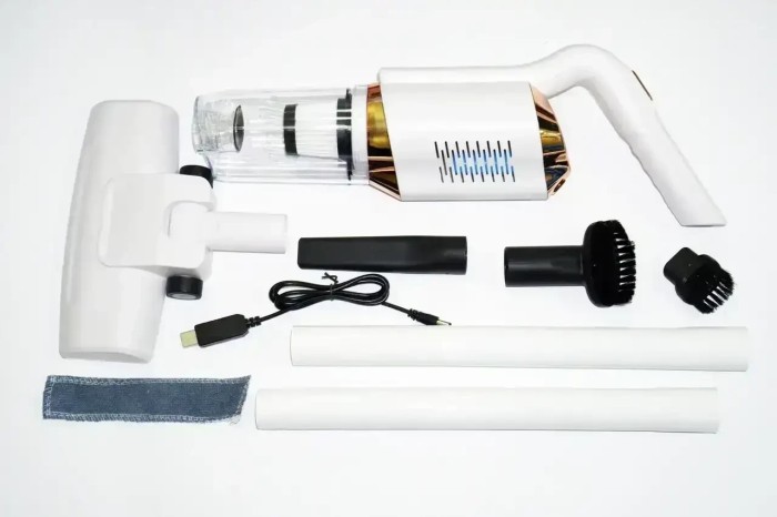 УЦЕНКА! Аккумуляторный пылесос без мешка Vacuum Cleaner 2000mAh 120 Вт (Плохая упаковка 3082)