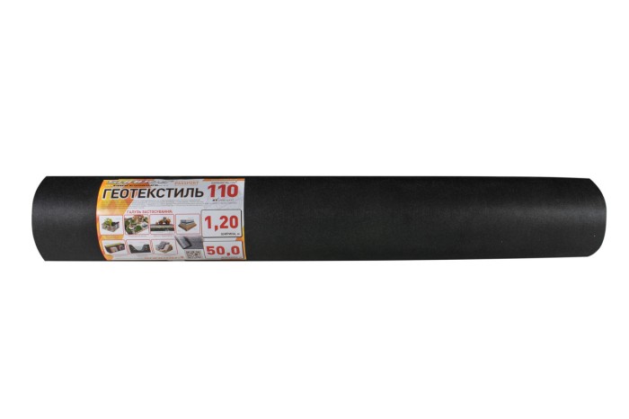 Геотекстиль  (110 г/м2) 0,8*50 чорний геотекстиль садовий