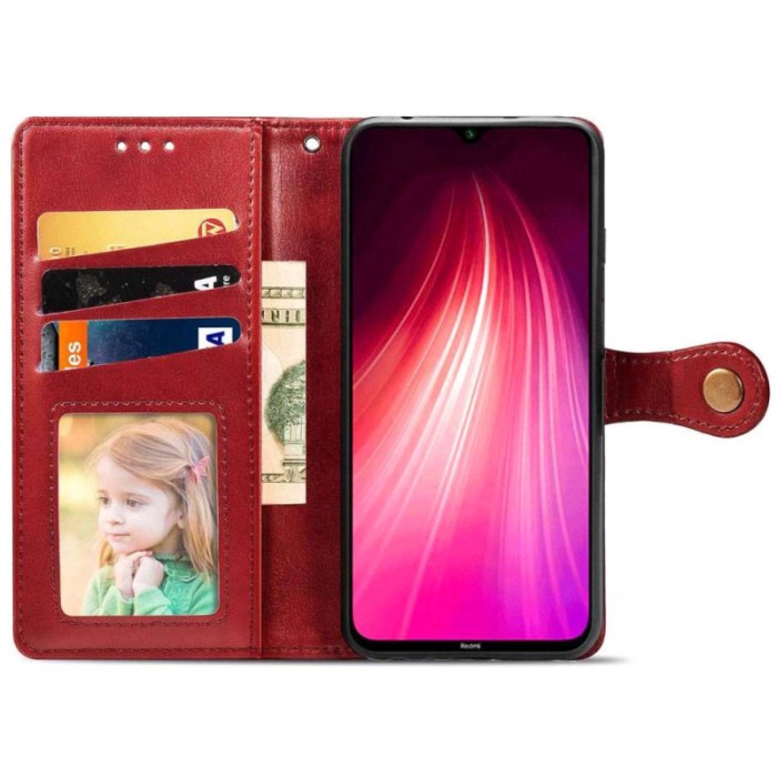 Шкіряний чохол-книжка GETMAN Gallant (PU) для Samsung Galaxy M33 5G Синій