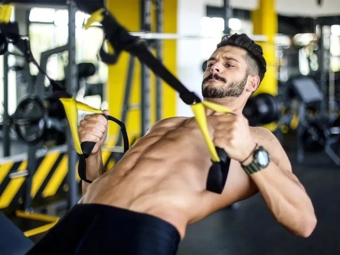 Тренировочные подвесные Петли TRX функциональные ремни для упражнений и кроссфита GS-2085