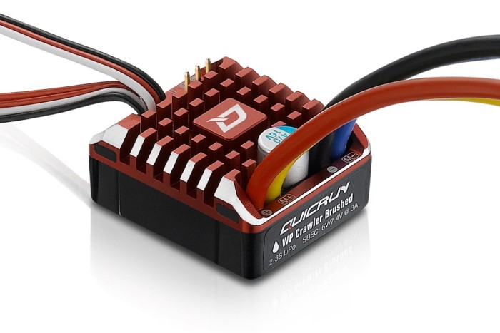 Колекторний регулятор HOBBYWING QUICRUN WP-CRAWLER 80A для краулерів
