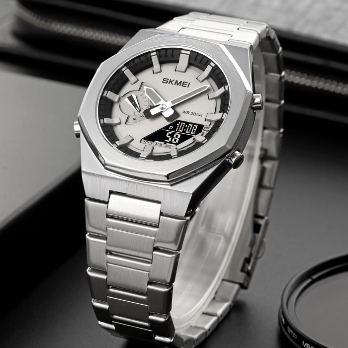 Skmei 1816SIBK Silver-Black