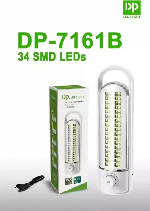 Аккумуляторный Фонарь-Лампа LED DP-7161B 1500 mAh 6,8W