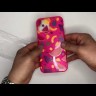 Чохол для Apple Iphone 12 Pro Max фрукти. Колір рожевий