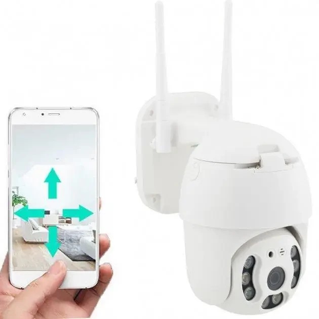 УЦЕНКА! Поворотная уличная IP камера видеонаблюдения PTZ WiFi xm 2mp (Плохая упаковка 3042)
