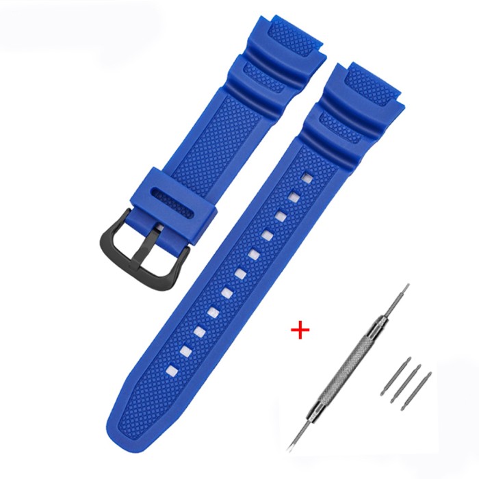 Ремінець для Casio G-Shock AE-1000/1200 Blue BK