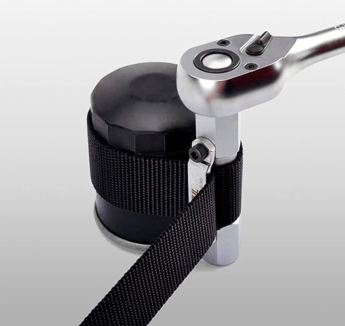 Знімач масляного фільтра нейлонова стрічка TOPTUL d300 мм 1/2", 3/8" JDAV1630