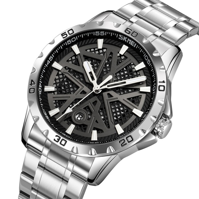 Skmei 9337SIBK Silver-Black