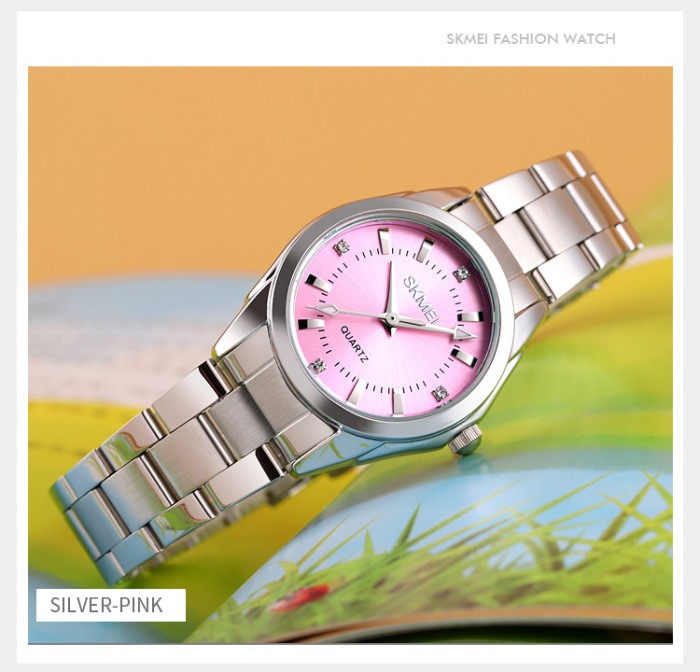 Skmei 1620SIPK Silver-Pink
