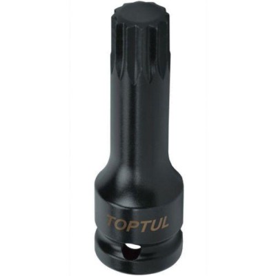 Голівка ударна TOPTUL SPLINE М16 L77мм 1/2" KADB1616L