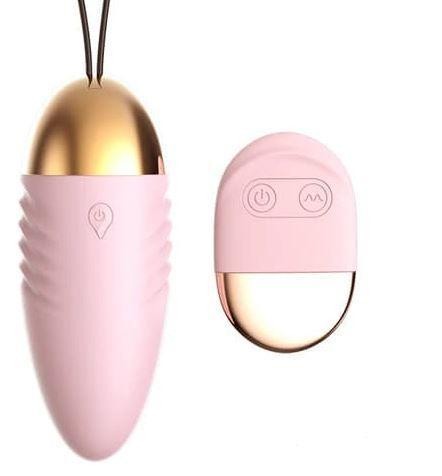 Вибратор-яйцо "Spark of love" с пультом ДУ розовое