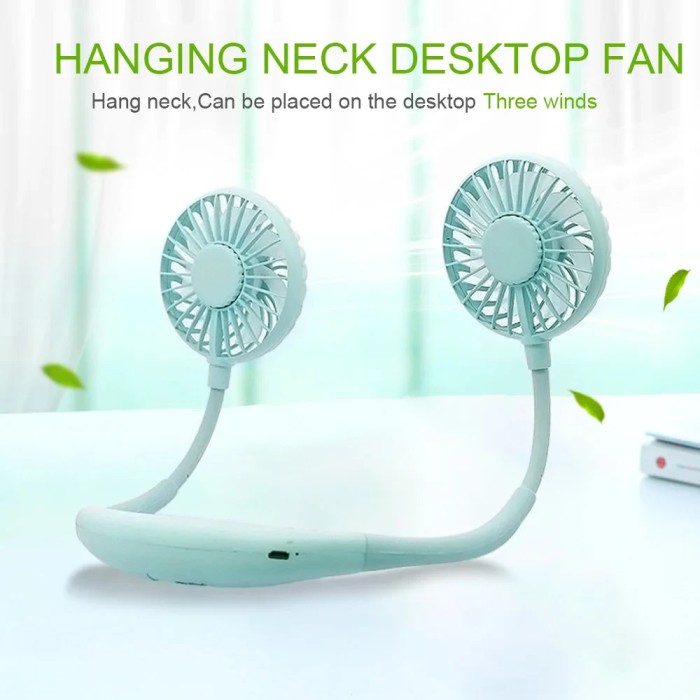 Вентилятор на шею портативный с аккумулятором Neck Fan  Sport Fan31