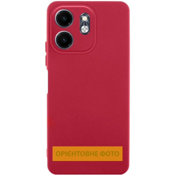 Чохол TPU GETMAN Liquid Silk Full Camera для Motorola Edge 50 Fusion Бордовий / Marsala