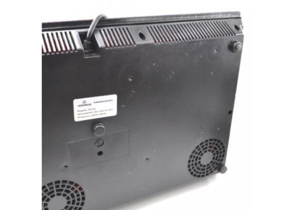 Двухкомфорочная настольная инфракрасная электроплита Crownberg CB-1330 на 2000 Вт